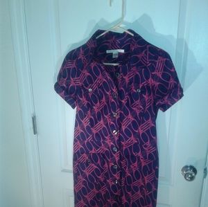 DVF Belted Shirt Dress
